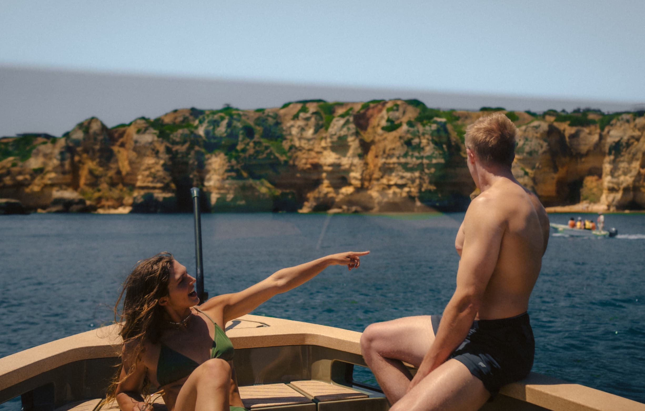 Eco-friendly private boat tour departing from Lagos Marina