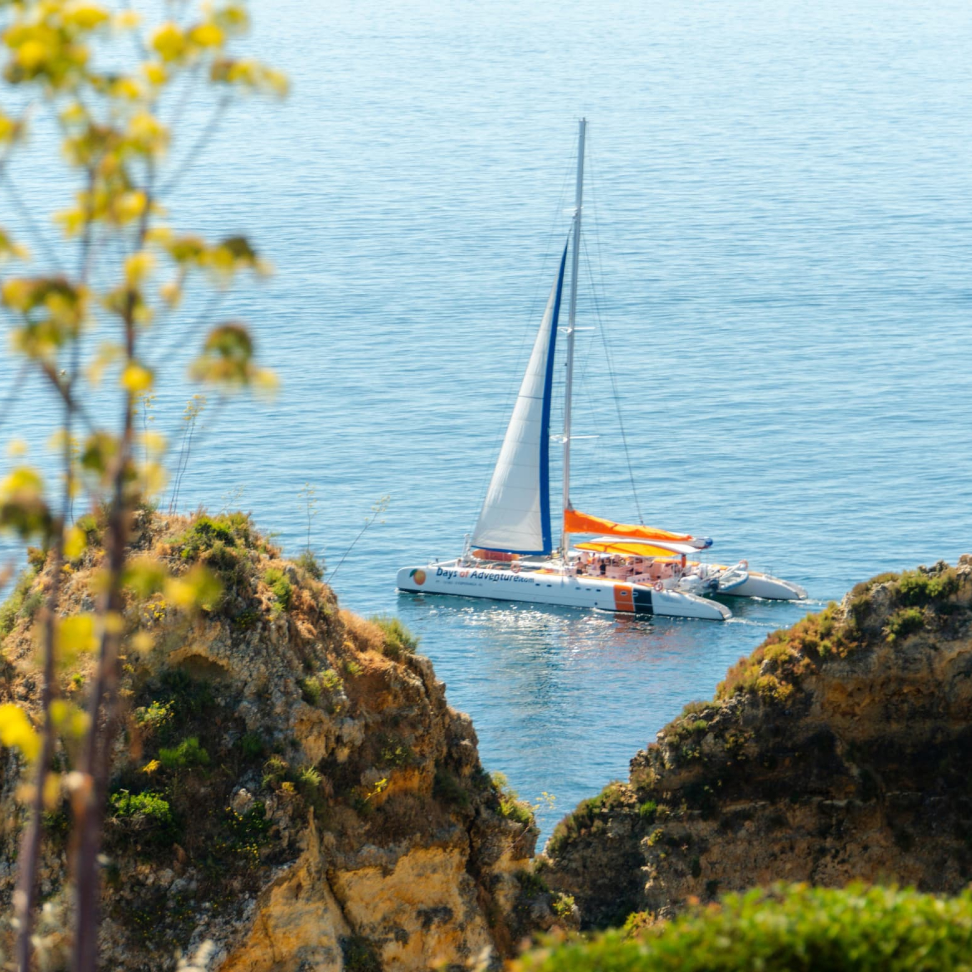 Sailing Catamaran tour along the Algarve coast Lagos
